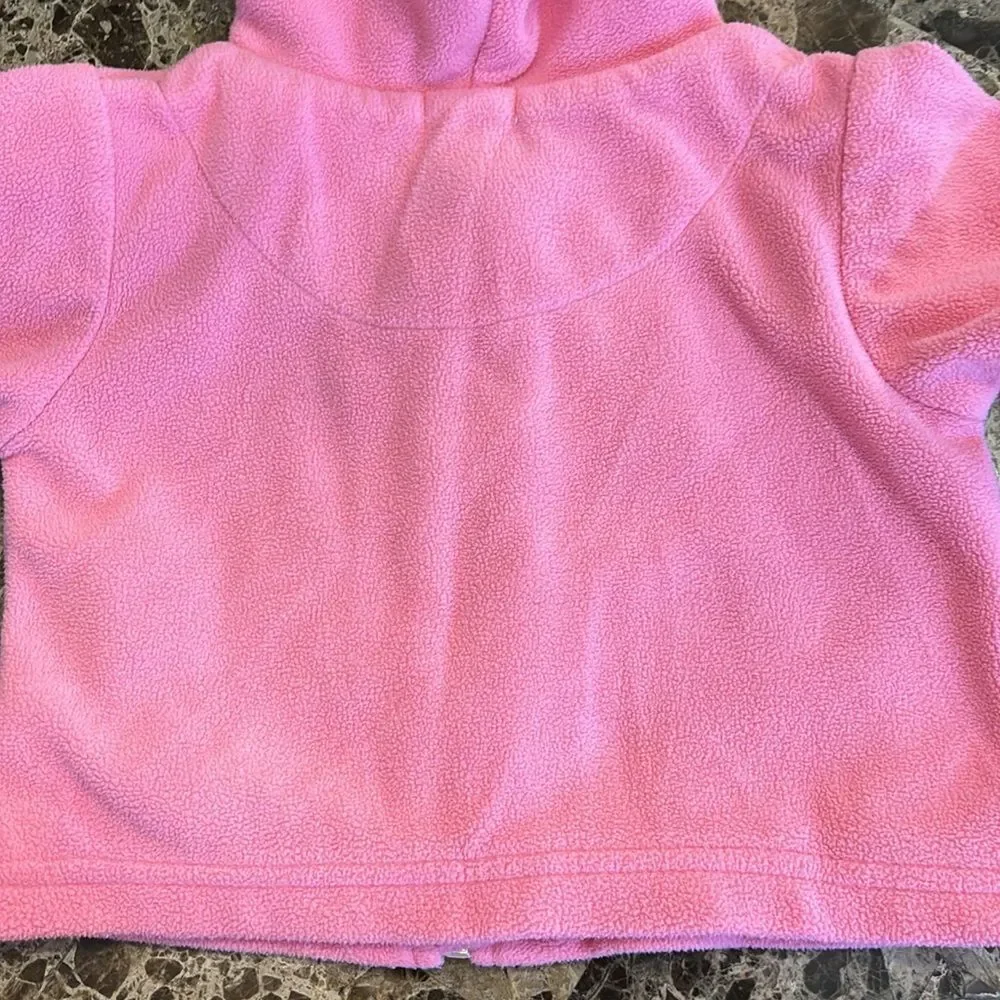 Carter's Girls Fleece Pink Jogger Hoodie Lined Jacket Outfit Track Set Size 0-3M